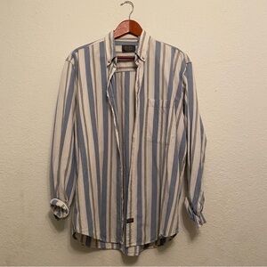 Riley’s Striped Blue and White Men's Shirt